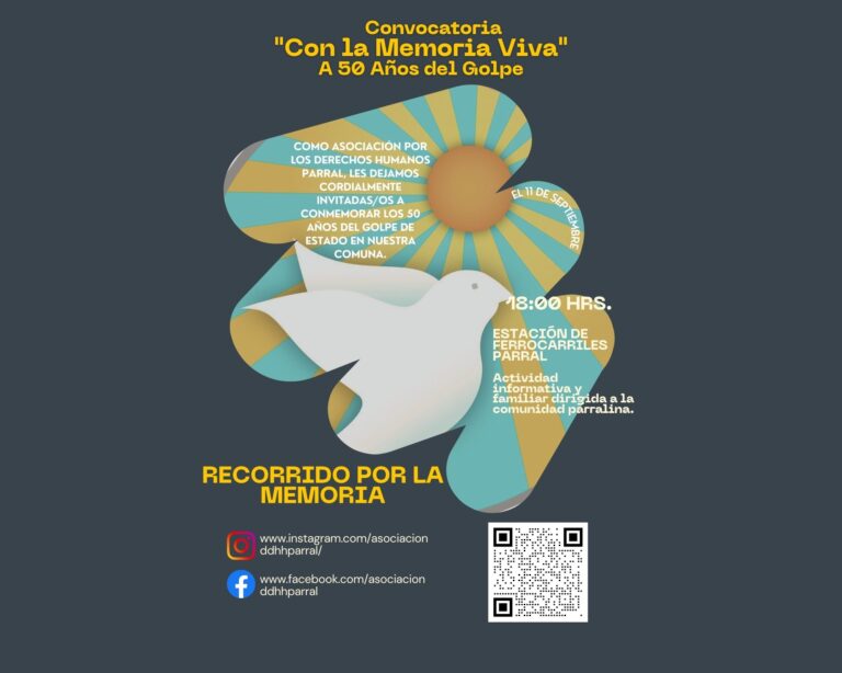 Con la Memoria Viva: A 50 años del golpe ¿Dónde Están?-Parral