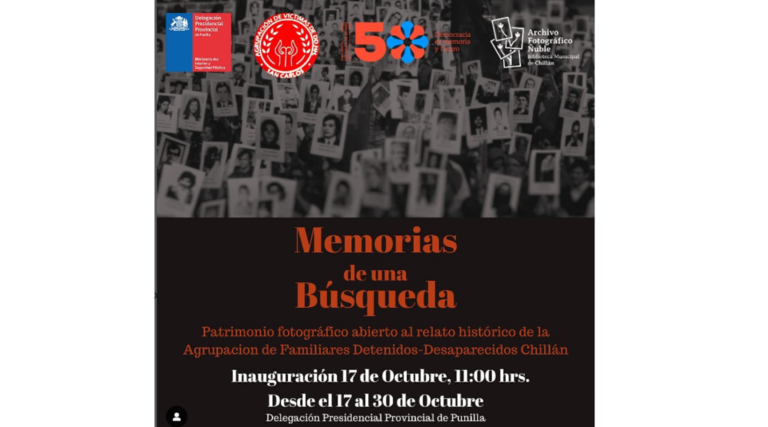 Lanzamiento exposición fotografica «memoriaS de una búsqueda»