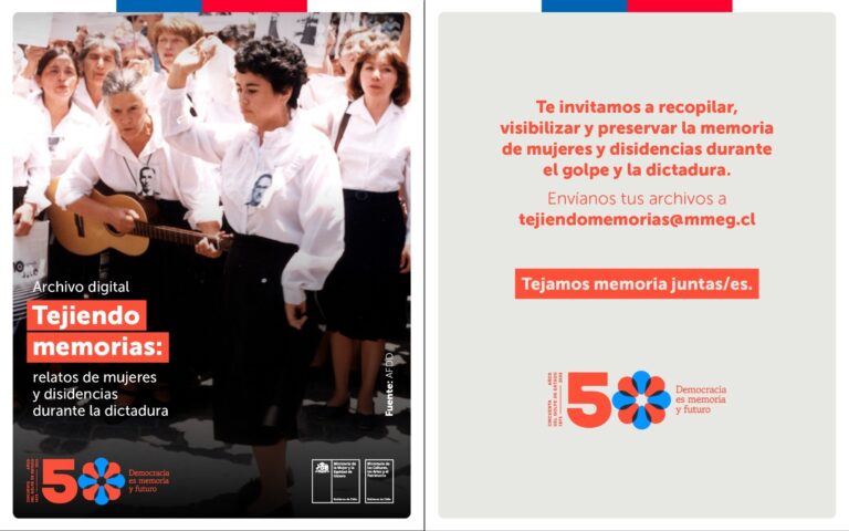 Lanzamiento iniciativa «Tejiendo memorias»