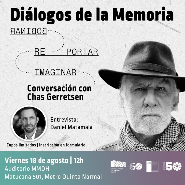 Diálogos de la memoria | Conversación con Chas Gerretsen