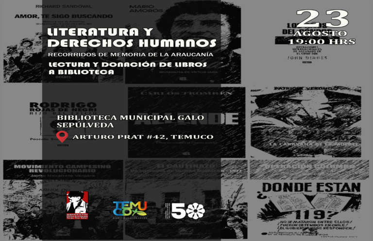 Lectura y donación de libros a la Biblioteca municipal galo sepúlveda