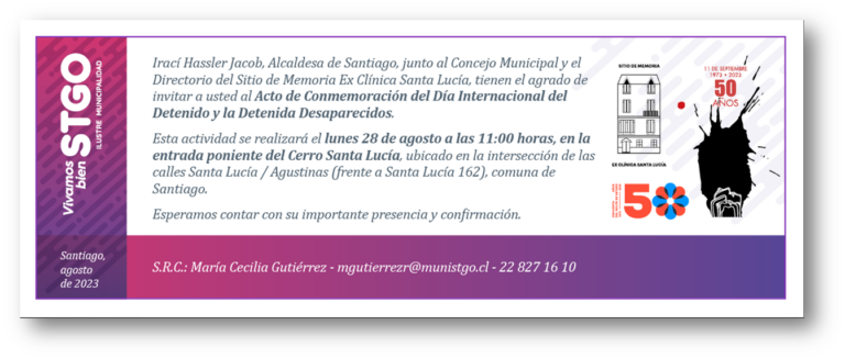 Plantación de Árboles por la memoria – Ex Clínica Santa Lucía