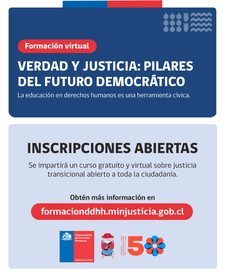 Curso virtual “Verdad y Justicia: Pilares del futuro democrático”