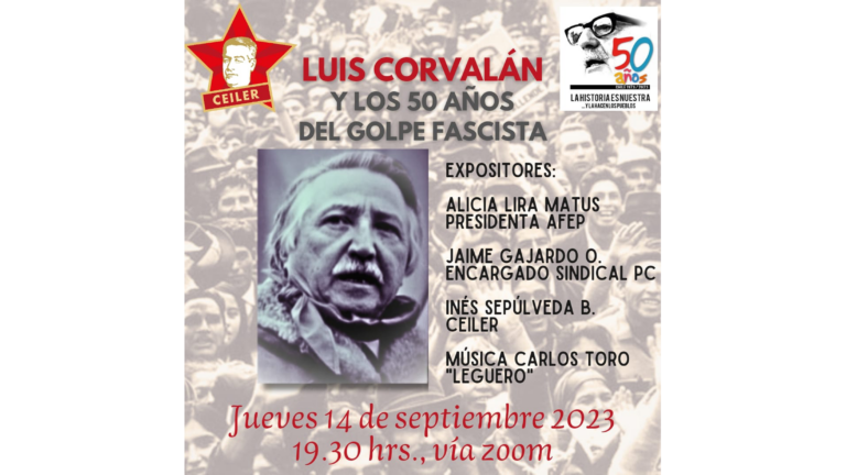 Luis Corvalán y los 50 años del golpe fascista