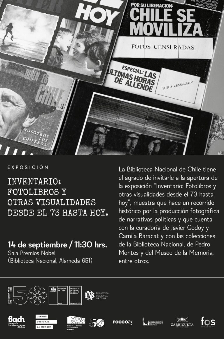 Inventario: Fotolibros y otras visualidades desde el 73 hasta hoy -hasta el 31.10
