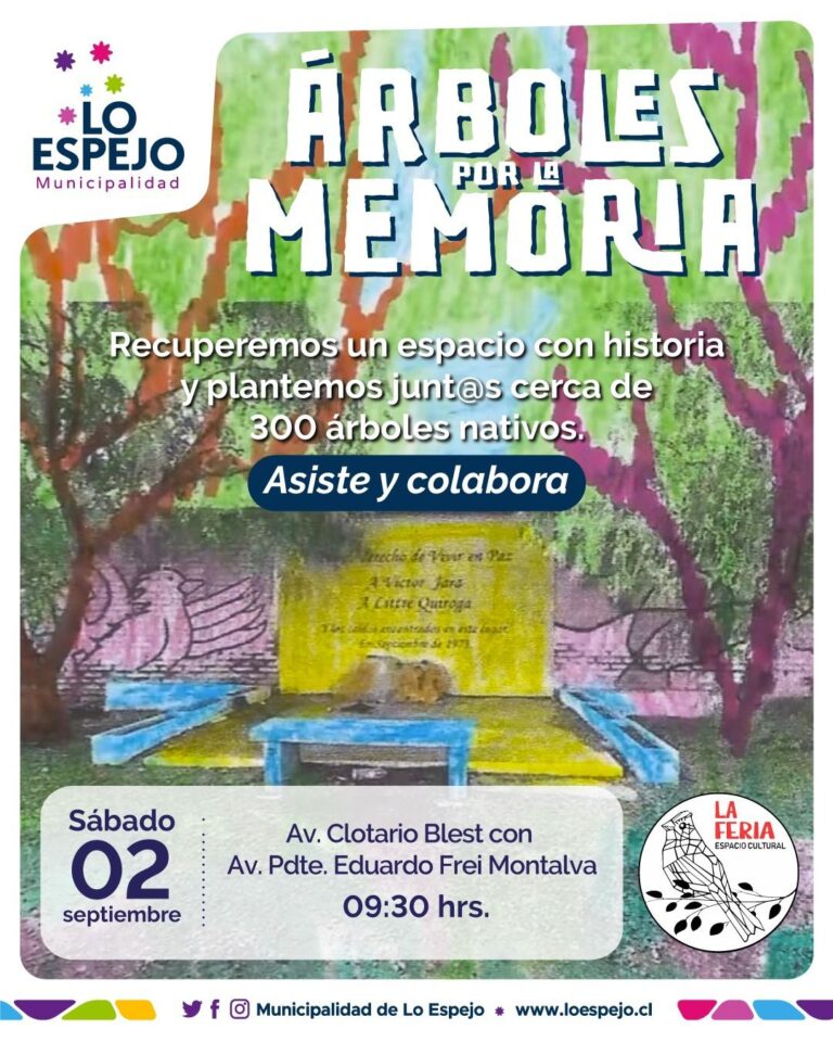 Árboles por la Memoria en Lo Espejo