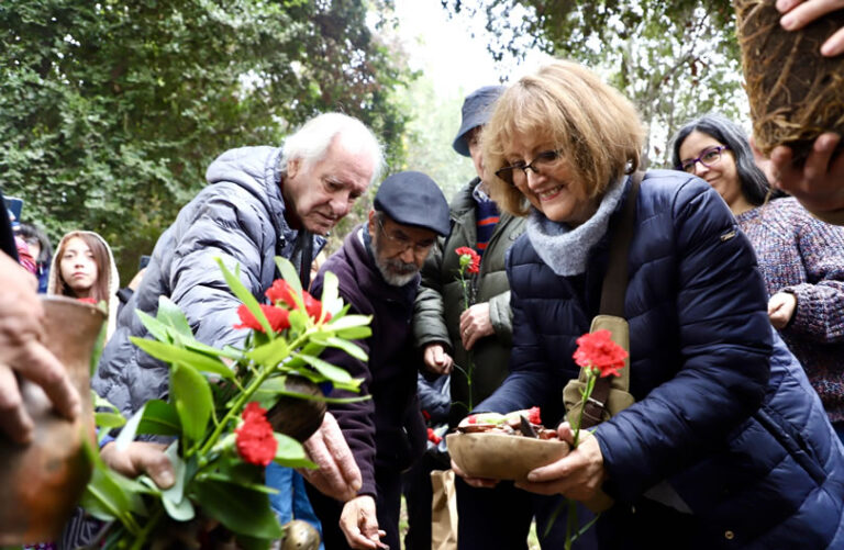 Día Nacional de los Pueblos Indígenas en Villa Grimaldi: Plantando «Árboles por la memoria» la paz y el diálogo