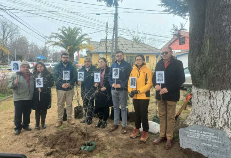 Ceremonia de Árboles por la memoria en Quirihue, Itata