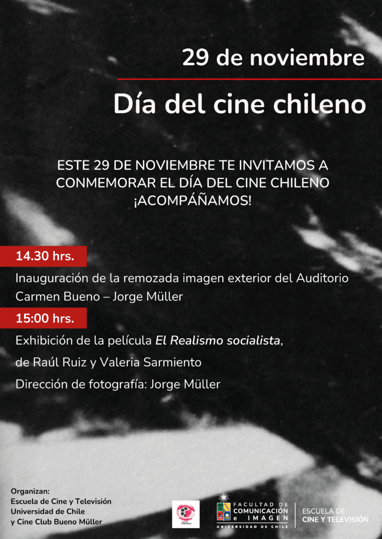 Conmemoran el día del cine chileno en la escuela de Cine y televisión de la U. de Chile