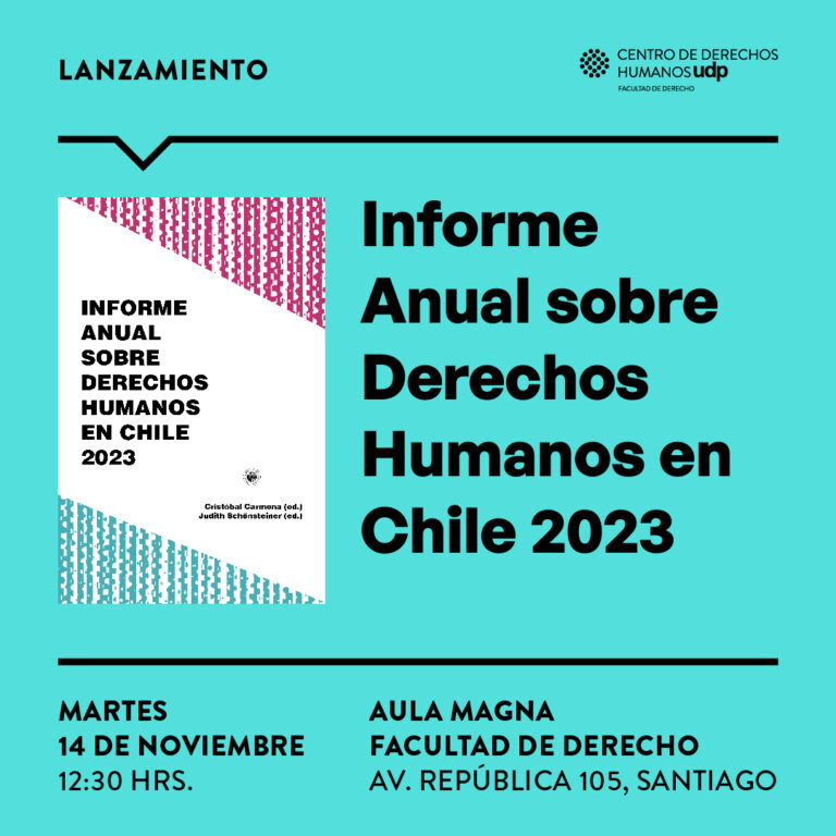 Presentarán Informe Anual sobre Derechos Humanos en Chile