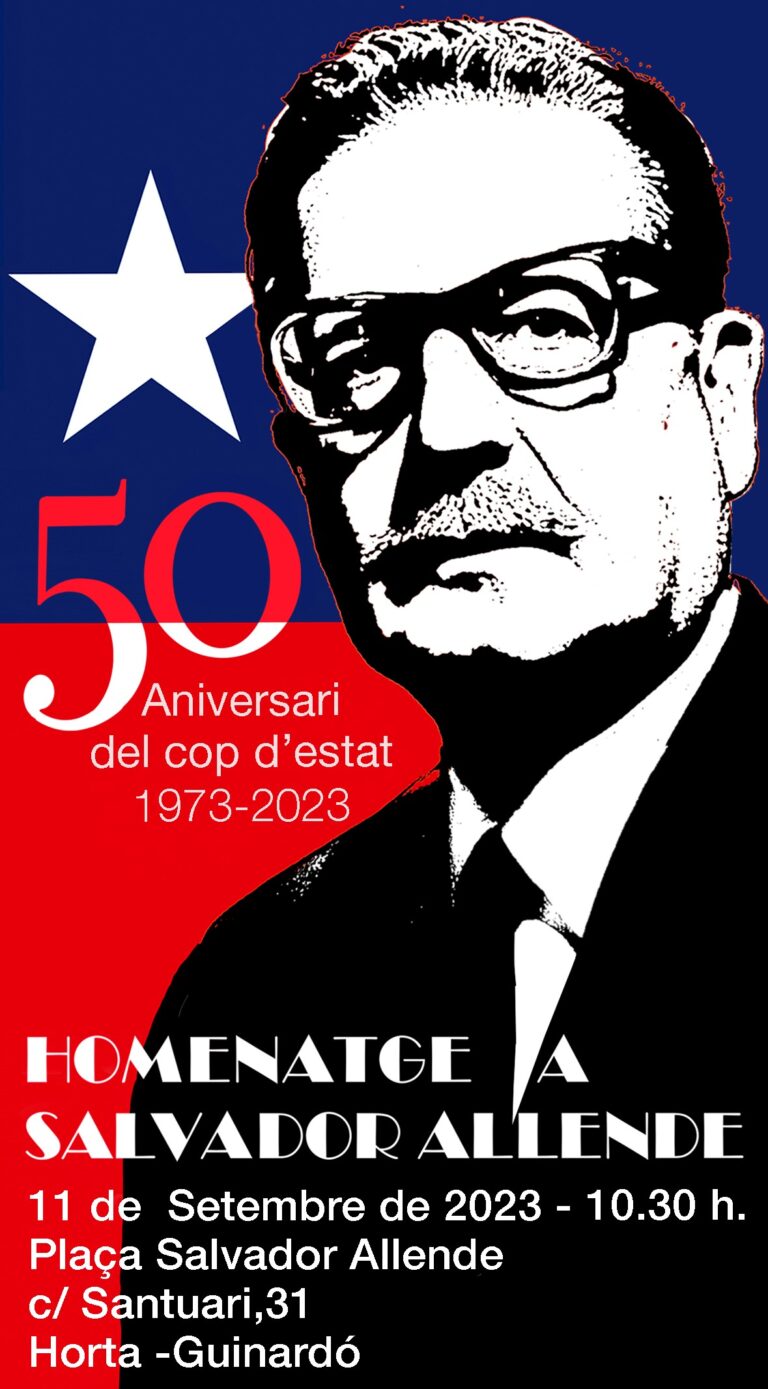 Homenaje a Salvador Allende